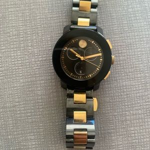 Movado “Bold" Two-Tone Stainless Steel Watch